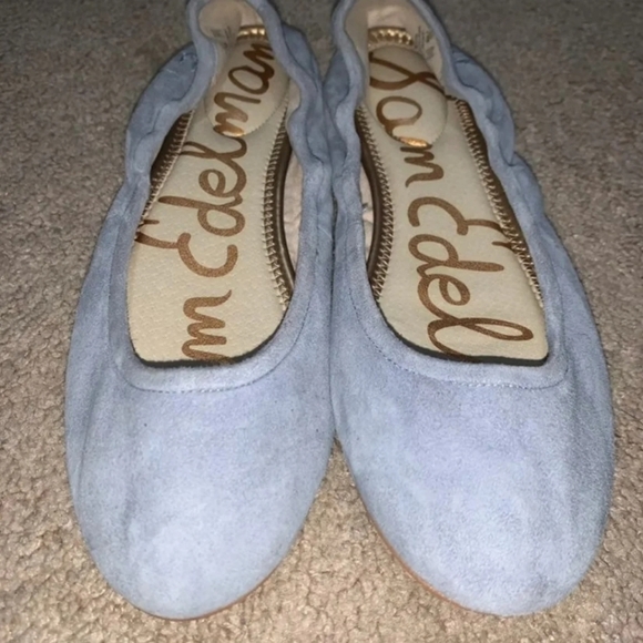 Sam Edelman Suede Flats sz 7.5 - Picture 1 of 2